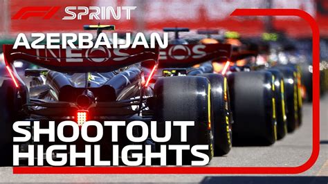 Sprint Shootout Highlights 2023 Azerbaijan Grand Prix YouTube