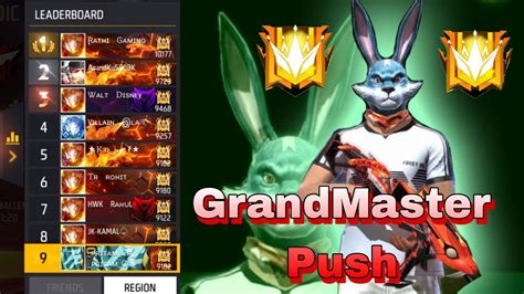 Grandmaster Push Br Rank Push Free Fire Max Live Br Rank Push Live Ff Live With Subscribe