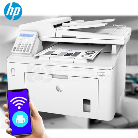 Jual HP LaserJet Pro MFP M227FDN MONO Wireless All In One Printer