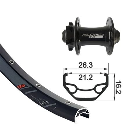 Roue Xlc Av Disk T Axe Mm L Black