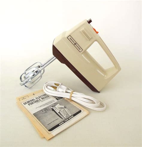 General Electric Hand Mixer Almond 1970s By Lauraslastditch