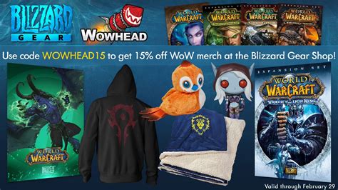 Wowhead On Twitter Use Code Wowhead15 To Get 15 Off Wow Merch At The