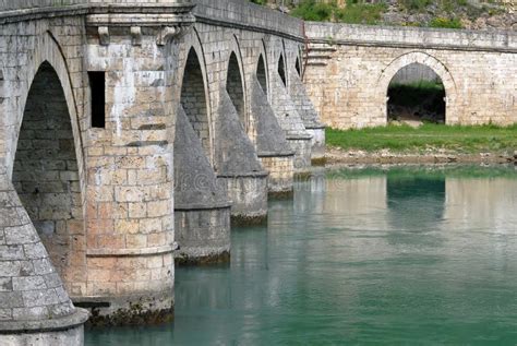 Old Stone Bridge In Visegrad Stock Image Image Of Bosnia Herzegovina