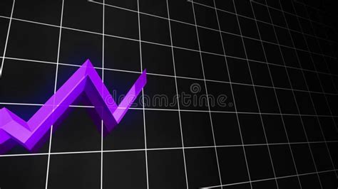 Growing Line Chart LOOPABLE PURPLE Stock Footage Video Of Graphic