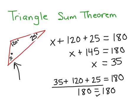 Triangle Sum Theorem Worksheet Doc