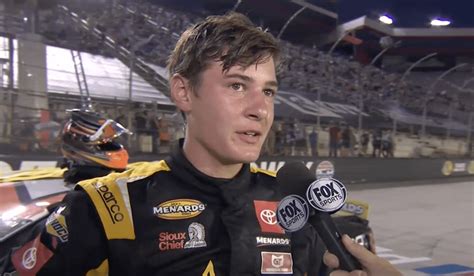 William Sawalichs Victory Lane Interview From Bristol Motor Speedway Arca