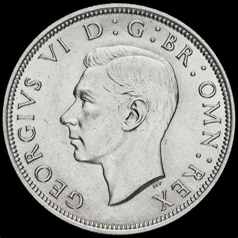 George Vi Silver Half Crown G Ef