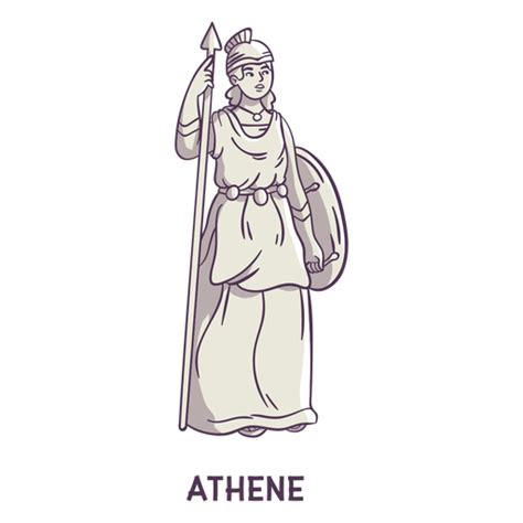 Athena Hand Drawn Gray Transparent Png And Svg Vector File