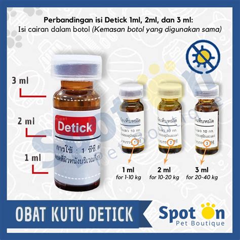 Jual Obat Detick Spuit Set Original 3 Ml Obat Kutu Detick 1ml 2ml