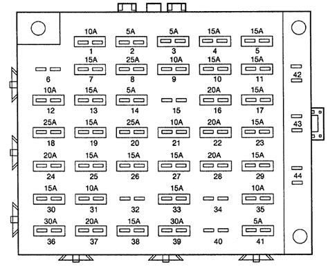 1998 Ford Windstar Fuse Box Diagram Startmycar