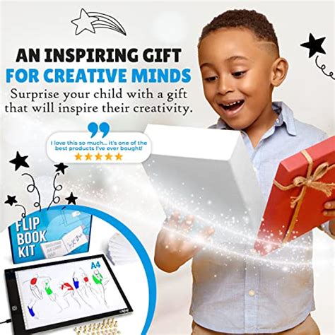 Flip Book Kit With Light Pad A4 Led Light Box For Drawing And Tracing