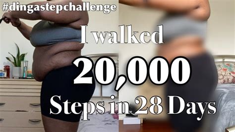 I Walked 20 000 Steps Everyday For 28 Days To Lose Weight Walking For Weight Loss Youtube