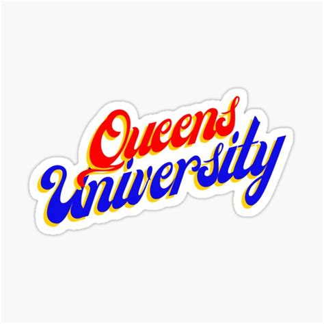 Queens University Sticker For Sale By Jreiken Redbubble