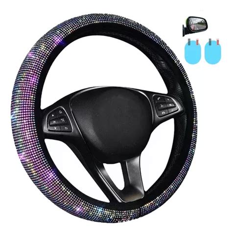 Funda De Volante Antideslizante Mujer Bling Cristal Diamante Mercadolibre