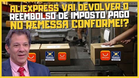 TAXAÇÃO ALIEXPRESS DIRETO NO SITE COMO SERA O REEMBOLSO DE IMPOSTO