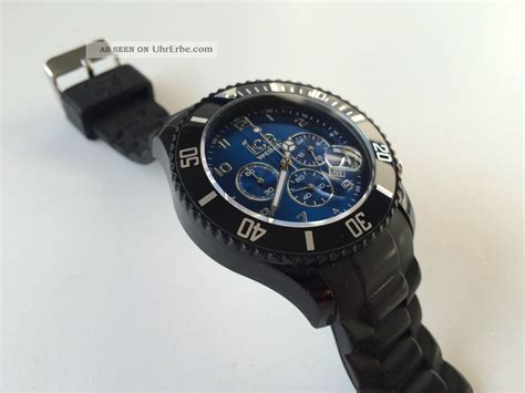 Ice Watch Ice Blue Chrono Black Blue Big Blue Black Blau