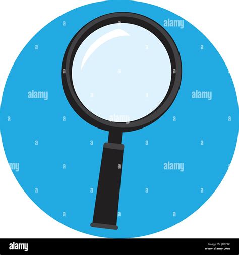 Isolated Magnifying Glass Stock Vector Image And Art Alamy