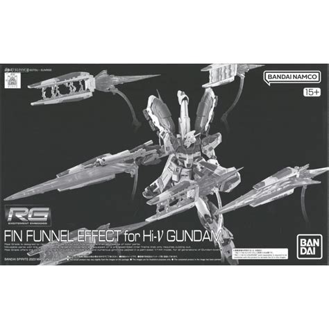 Premium Bandai Gundam RG 1 144 Fin Funnel Effect For Hi Nu Gundam