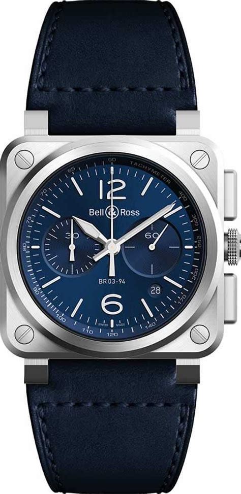 Bell Ross Br Blue Steel Exquisite Timepieces