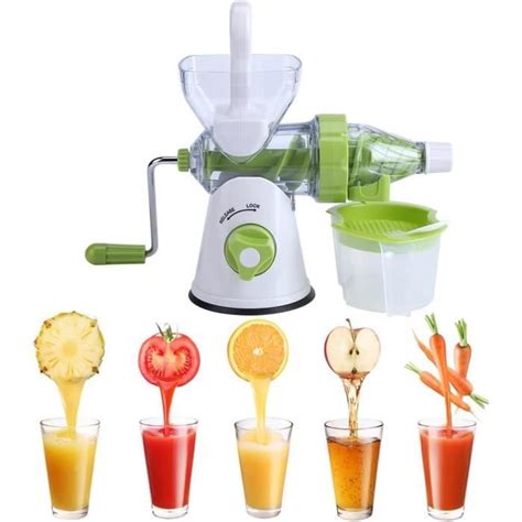 Extracteur Jus De Fruits Et L Gumes Manivelle Presse Fruits