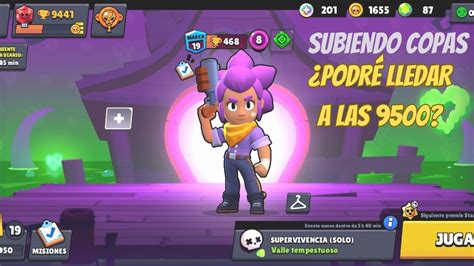 SUBIENDO DE COPAS INTENTANDO LLEGAR A LAS 9500 COPAS EN BRAWL STARS