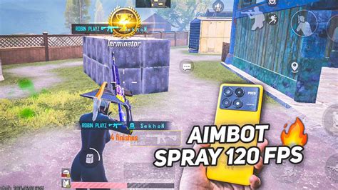 AIMBOT SPRAY 120 FPS TEST WITH FPS METRE TDM GAMEPLAY POCO X6 PRO 5g