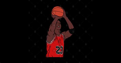 Michael Jordan Eyes Closed Free Throw - Michael Jordan - T-Shirt ...