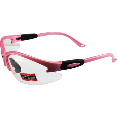 Pink Cougar Women Safety Glasses Clear Lens