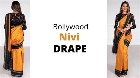 Bollywood Nivi Drape How To Wear Saree For Beginners Tia Bhuva