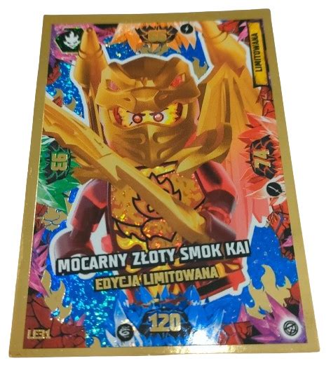 Karta Lego Ninjago Seria Le Mocarny Z Oty Smok Kai