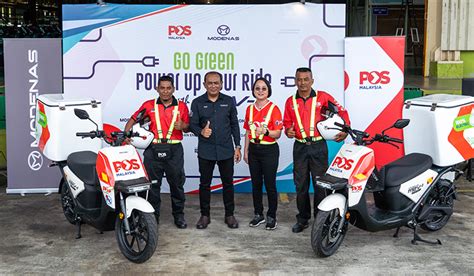 Pos Malaysia Tambah 1 092 Motosikal Elektrik Modenas Untuk Armada EV TRP