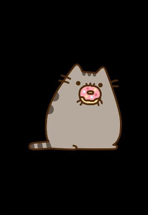 Kitty Eating Donut Pusheen Cute Pusheen Cat Pusheen