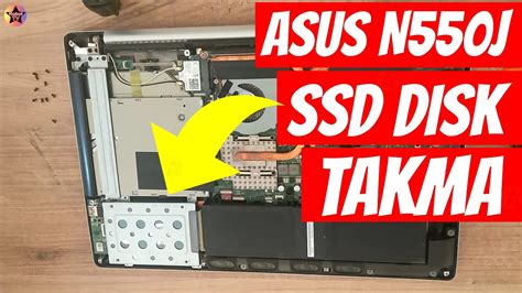 Asus N J Ssd Takma Asus Notebook Ssd Disk De I Imi Youtube