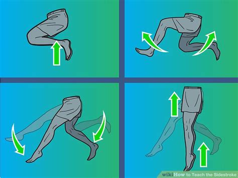 How To Teach The Sidestroke 7 Steps With Pictures Wikihow
