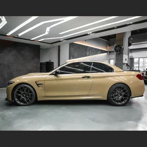 Bmw M4 Wrap Best Ravoony Gloss Sandstorm Car Wrap Bmw M4 Wrap