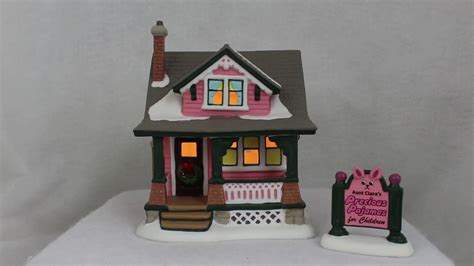 Aunt Claras House From Dept 56 A Christmas Story Village Youtube