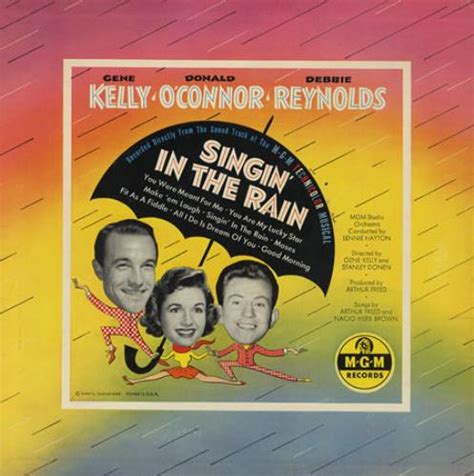 Original Soundtrack Singin In The Rain US 10 Vinyl Single 10 Inch