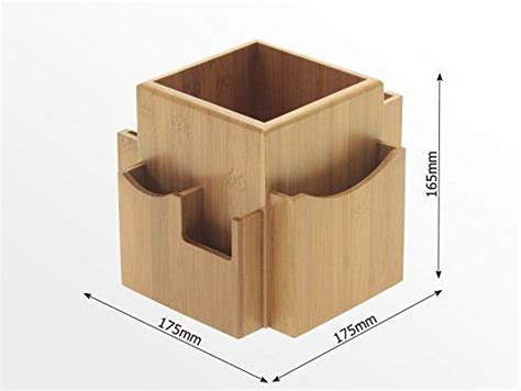 Woodquail Desk Organiser With Drawer Pen Holder Desk Tidy Of