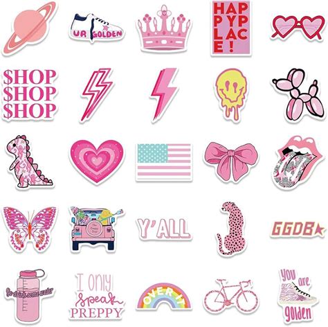 Preppy Aesthetic Printable Stickers Cute Printable Stickers 49 Off