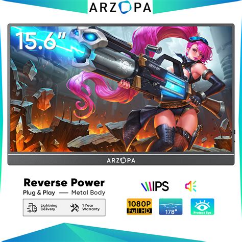 Arzopa A Gamut Portable Monitor Fhd Ips Panel