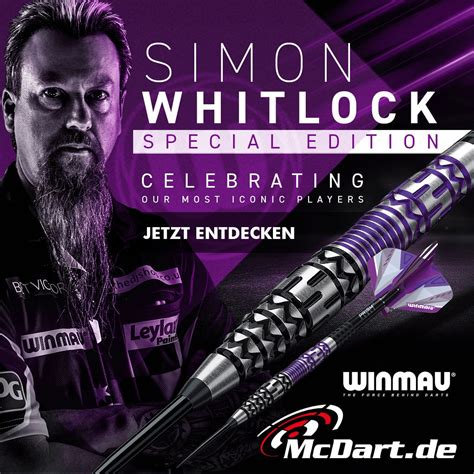 Winmau Simon Whitlock Special Edition 2020 Steel Darts 24g 6 143724