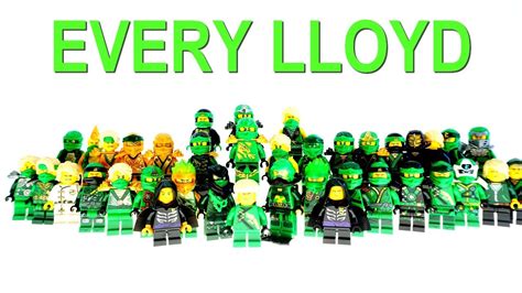 Every Lego Ninjago Lloyd Minifigure 2011 2021 Youtube