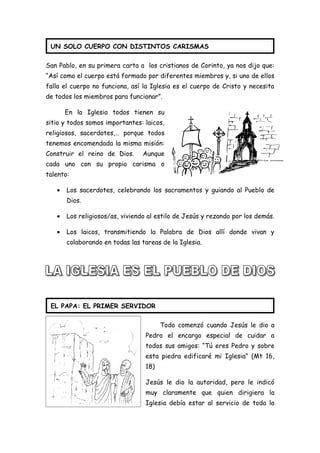 Unidad Did Ctica Completa La Iglesia Pueblo Dios Pdf