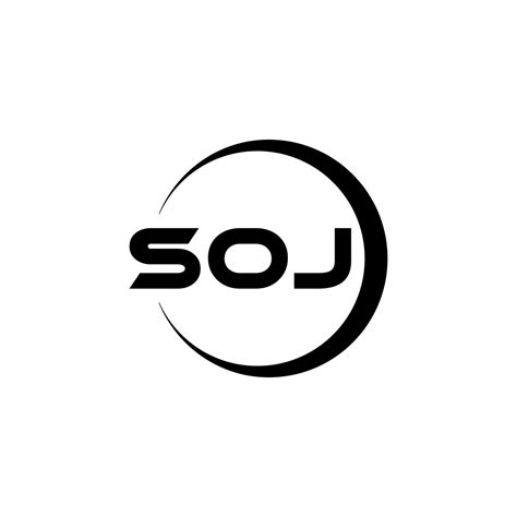 soj letter logo design inspiration   unique identity modern