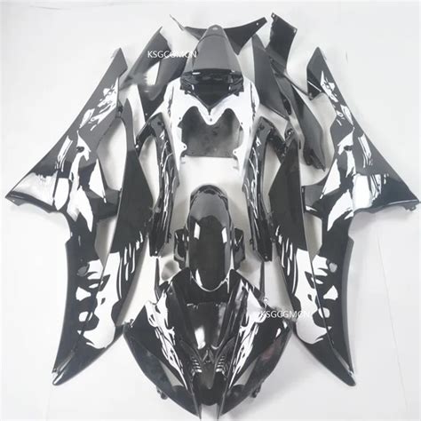 Abs Full Moto Fairing Kit For Yamaha R6 2008 2014 Fairings Set Black Yzf R6 08 09 10 11 12 Full