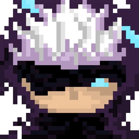 Satoru Gojo Pixel Art