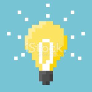 Light Bulb Pixel Concept Stock Vector Royalty Free Freeimages