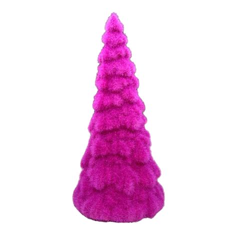 Retro Flocked Tree 6 Colors Candy Cane Christmas Company