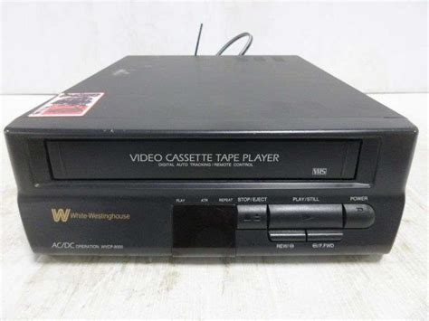 White Westinghouse Vhs Player No Wvcp Powers On As It Should