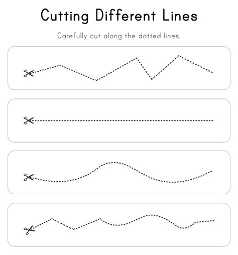 Printable Scissor Practice Sheets
